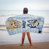 PIESEK BLUEY RĘCZNIK KĄPIELOWY CZAPKA WOREK ZESTAW PLAŻOWY
