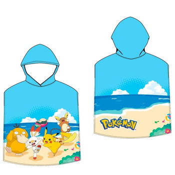 RĘCZNIK PONCZO 50x100cm POKEMON PONCHO SZYBKOSCHNĄCE