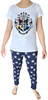 PIŻAMA DAMSKA HARRY POTTER HOGWARTS BLUE L