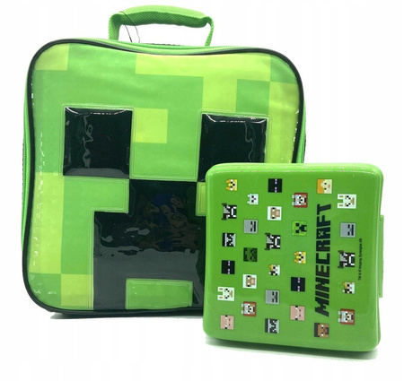TORBA TERMICZNA MINECRAFT CREEPER ŚNIADANIÓWKA LUNCH BAG ASTRA