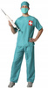 STRÓJ KOSTIUM LEKARZ DOKTOR DLA DOROSŁYCH M / L + STRZYKAWKA XL