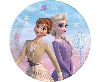 TALERZYKI FROZEN 2 KRAINA LODU 23cm 8szt