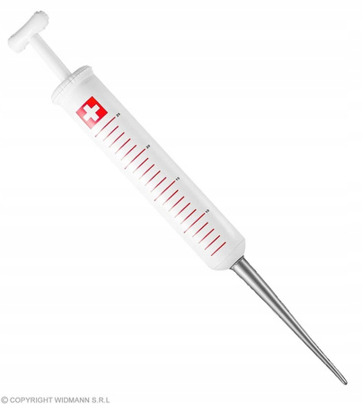 STRÓJ KOSTIUM LEKARZ DOKTOR DLA DOROSŁYCH M / L + STRZYKAWKA XL