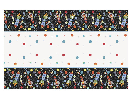 OBRUS PLASTIKOWY FOLIOWY KOSMOS SPACE 213x137cm
