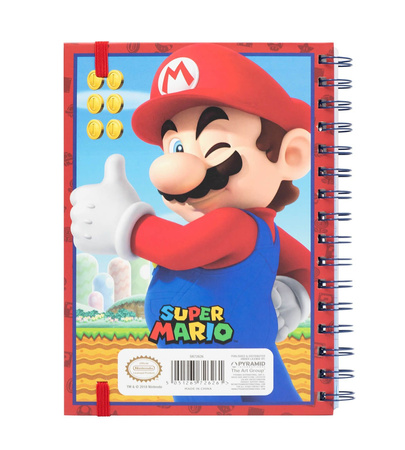 ZESZYT A5 NOTES SUPER MARIO Z OKŁADKĄ 3D