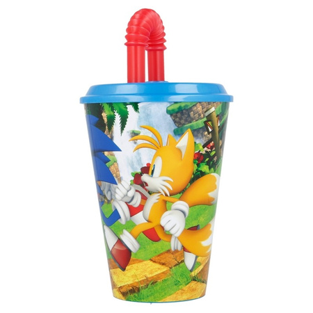 SONIC KUBEK Z RURKĄ KNUCKLES MILES