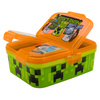 ŚNIADANIÓWKA LUNCHBOX MINECRAFT XL Z PRZEGRODAMI