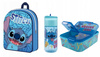 PLECAK + BIDON ŚNIADANIÓWKA Z PRZEGRODAMI STITCH STICZ ZESTAW BLU2