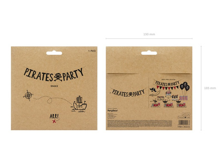 GIRLANDA PIRAT IMPREZA PIRACKA PIRATES PARTY