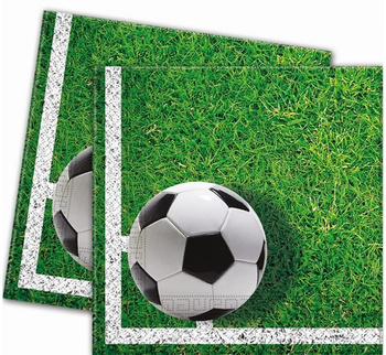 SERWETKI PIŁKA NOŻNA FOOTBALL 20szt 33x33cm