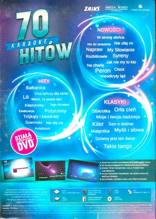 KARAOKE 70 HITÓW Z MIKROFONEM
