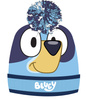 ZESTAW CZAPKA ZIMOWA PIESEK BLUEY Z POMPONEM + RĘKAWICZKI