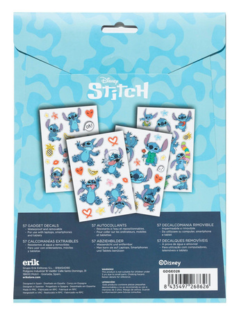 DISNEY STITCH NAKLEJKI NA LAPTOPA 4 ARKUSZE