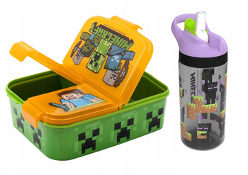 BIDON ENDERMAN + ŚNIADANIÓWKA CREEPER MINECRAFT