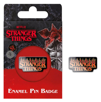 PRZYPINKA METALOWA STRANGER THINGS LOGO