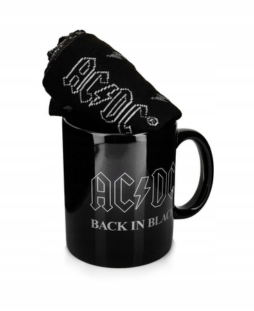 ZESTAW PREZENTOWY ACDC KUBEK CERAMICZNY 315 ML + SKARPETKI ORYGINALNY AC/DC