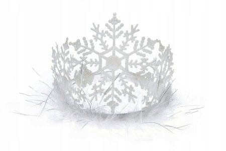 TIARA DO STROJU PRZEBRANIA ŚNIEŻYNKA KORONA