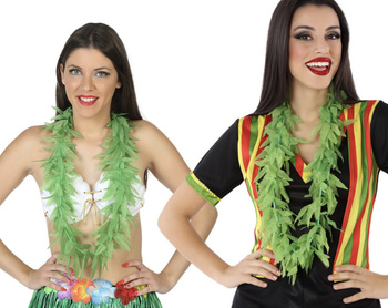 NASZYJNIK HAWAJSKI LIŚCIE PARTY HAWAII ALOHA