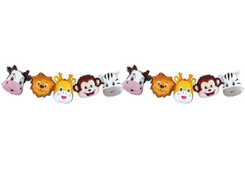 GIRLANDA BALONOWA ZWIERZĄTKA SAFARI ZOO 200CM