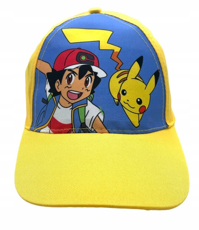 CZAPKA DASZKIEM POKEMON ASH PIKACHU BEJSBOLÓWKA 54