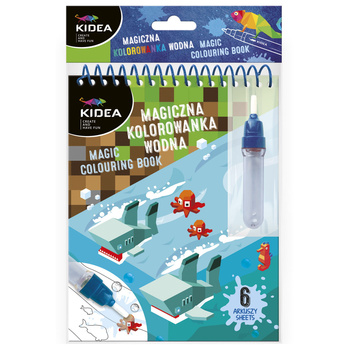 WIELORAZOWA KOLOROWANKA WODNA PIKSELE MINECRAFT