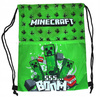 MINECRAFT CREEPER BOOM WOREK NA BUTY Z KIESZONKĄ 44 x 34 cm ZIELONY