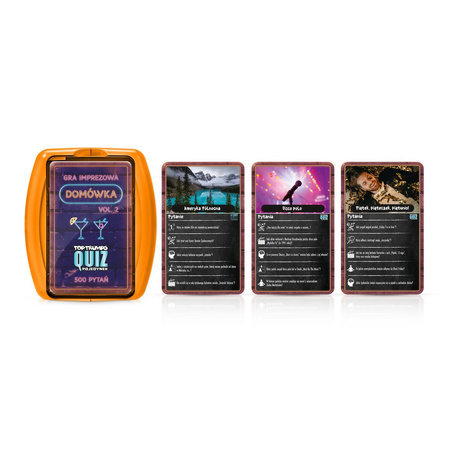 TOP TRUMPS DOMÓWKA QUIZ 500 PYTAŃ NA IMPREZE