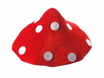 CZAPKA MUCHOMOR XL GRZYB GRZYBEK LAS JESIEŃ STRÓJ PRZEBRANIE