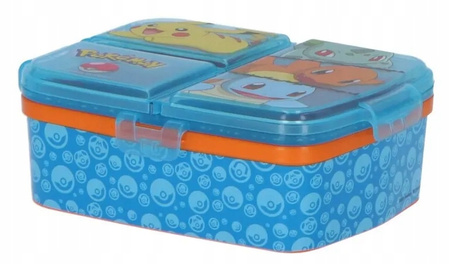 Śniadaniówka Pokémon XL – lunchbox z przegrodami do szkoły dla dziecka