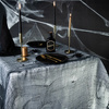 PAJĘCZYNA CZARNA DEKORACJA MATERIAŁ HALLOWEEN OBRUS 76x300cm