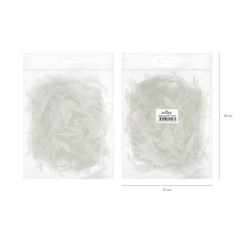 SZAL BOA Z PIÓR BIAŁE KLASYCZNE XL KARNAWAŁ 190cm