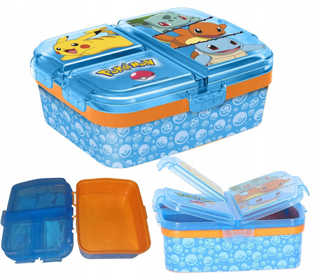 Zestaw Śniadaniówka + Bidon Pokémon XL do szkoły dla dziecka