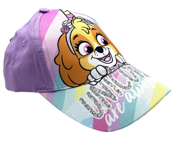 CZAPKA Z DASZKIEM PSI PATROL SKYE 52 JEDNOROŻEC FIOLET