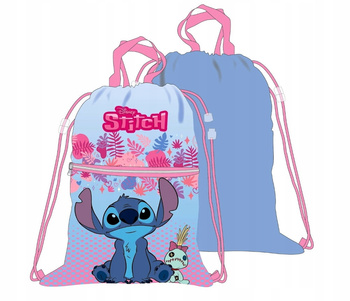 WOREK, TORBA SPORTOWA DELUX DISNEY STITCH 44 x 34 cm
