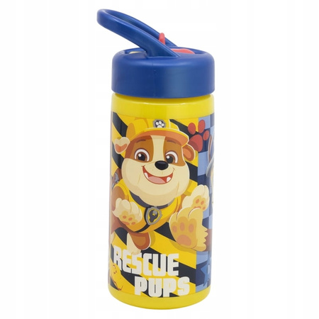 Psi Patrol bidon ze słomką uchwytem butelka na wodę Chase 410ML