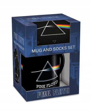 ZESTAW PREZENTOWY PINK FLOYD KUBEK CERAMICZNY 315 ML + SKARPETKI ORYGINALNY