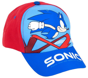 CZAPKA Z DASZKIEM BEJSBOLÓWKA SONIC CERDA CZERWONA
