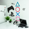 PLAYSTATION NAKLEJKI NA ŚCIANE MATOWE XL 21szt (4 ARKUSZE 23x44cm)