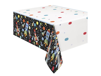 OBRUS PLASTIKOWY FOLIOWY KOSMOS SPACE 213x137cm