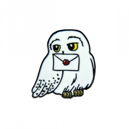 PRZYPINKA METALOWA HARRY POTTER HEDWIGA SOWA