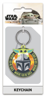 BRELOK GUMOWY MANDALORIAN GROGU WHERE I GO HE GOES