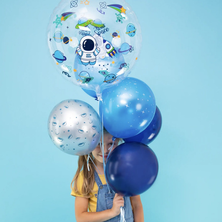 BALON FOLIOWY PRZEZROCZYSTY KOSMOS ASTRONAUTA 45cm