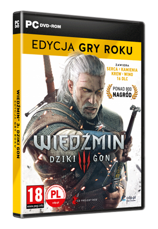 WIEDŹMIN 3 EDYCJA ROKU PL PUDEŁKO PC BOX GOTY + DLC [BEZ GOG]