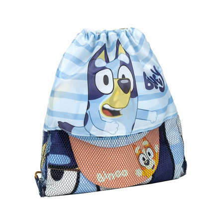 PIESEK BLUEY RĘCZNIK KĄPIELOWY CZAPKA WOREK ZESTAW PLAŻOWY