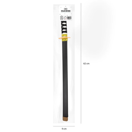 KATANA 59,5cm MIECZ DO STROJU NINJA Z POCHWĄ