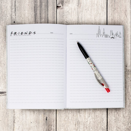 ZESZYT NOTES + DŁUGOPIS FRIENDS CENTRAL PERK PRZYJACIELE
