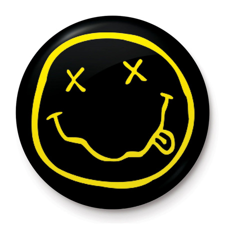 PRZYPINKA NIRVANA SMILEY 2,5cm