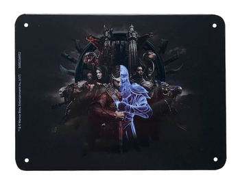 SHADOW OF WAR CIEŃ WOJNY METAL PLATE - LIMITOWANY