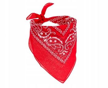 CHUSTA KOWBOJA BANDAMA CZERWONA STRÓJ WESTERN