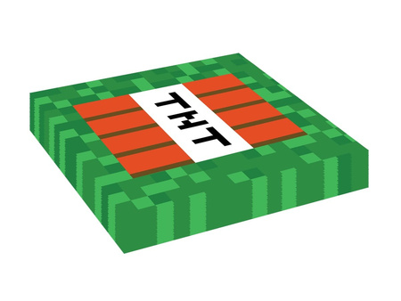 SERWETKI PAPIEROWE PIKSELE 20szt TNT KILOF CREEPER